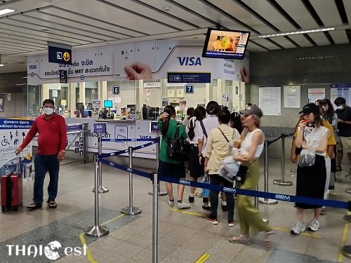 Bangkok MRT Station ticket office