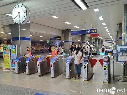 Gates at the station